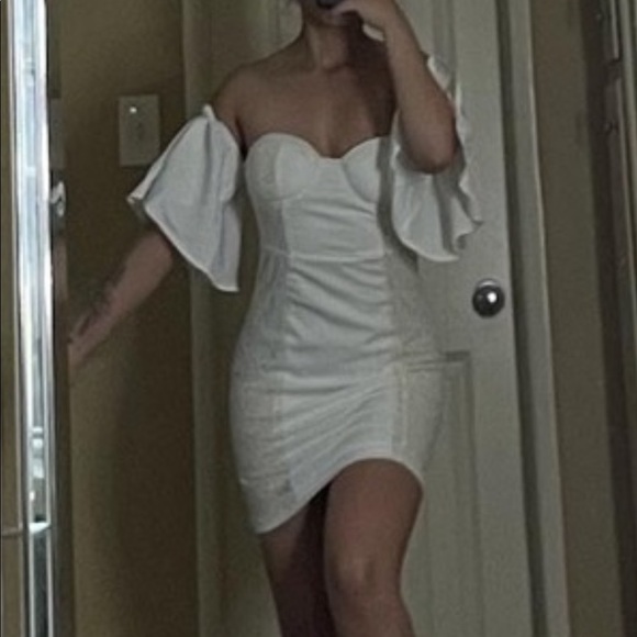 White Fashion Nova Dress - Picture 3 of 4